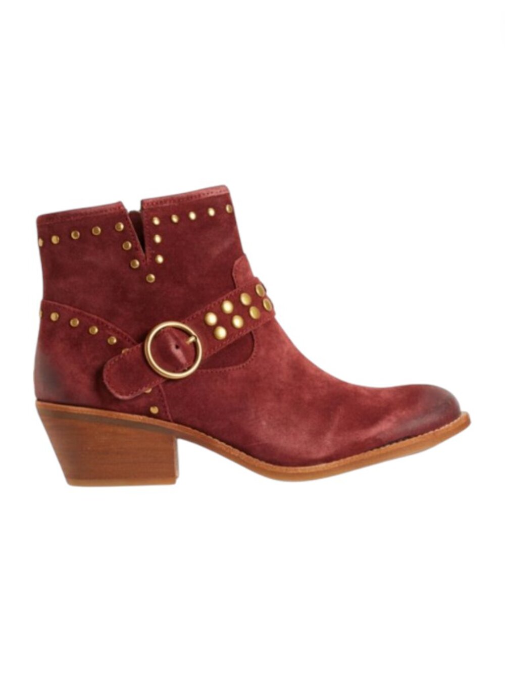 (New) Sofft – Allene‎ II Harness Suede Ankle Boots (Brick) – Women's 8.5